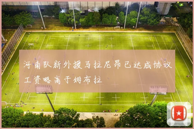 河南队新外援马拉尼昂已达成协议工资略高于姆布拉